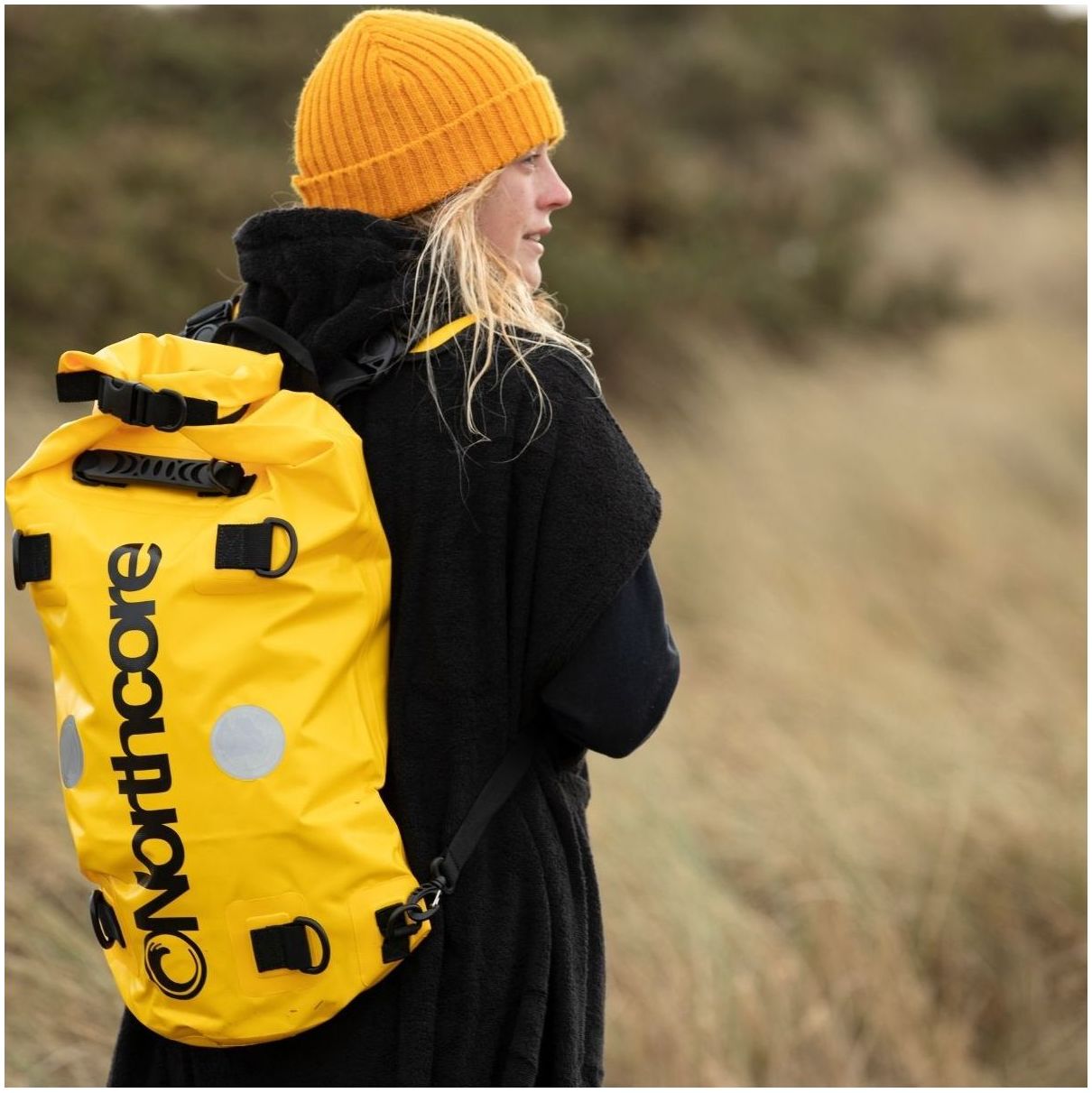 2026 Northcore Dry Bag 20L Backpack - Yellow